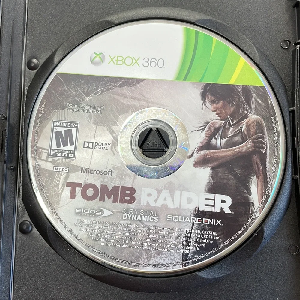 Microsoft xbox 360 Tomb Raider video game